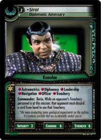 star trek 2e energize sirol diplomatic adversary