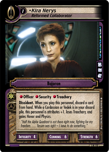 Kira Nerys, Reformed Collaborator