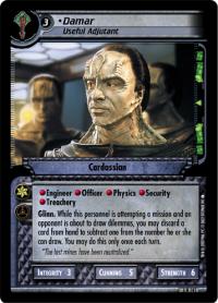 star trek 2e reflections 2 0 damar useful adjutant foil