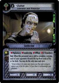 star trek 2e reflections 2 0 dukat liberator and protector foil