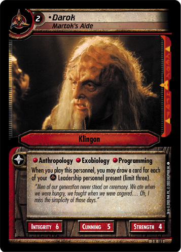 Darok, Martok's Aide