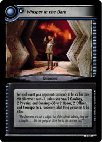 star trek 2e reflections 2 0 whisper in the dark foil