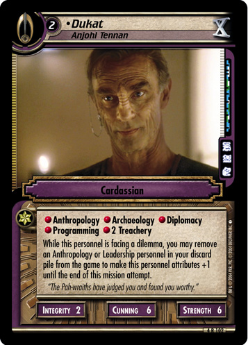 Dukat, Anjohl Tennan (Foil)