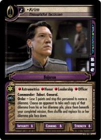 star trek 2e reflections 2 0 krim thoughtful tactician foil