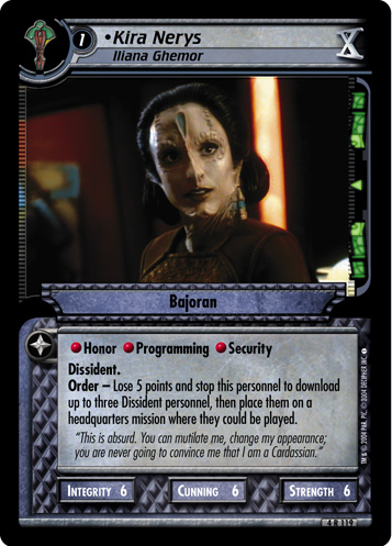 Kira Nerys, Iliana Ghemor (Foil)