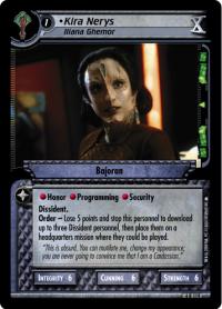 star trek 2e necessary evil kira nerys iliana ghemor foil