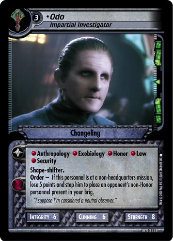 Odo, Impartial Investigator 