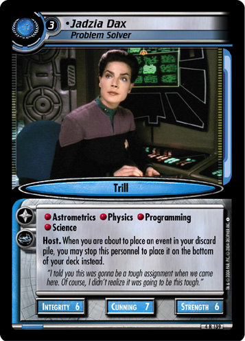 Jadzia Dax, Problem Solver 