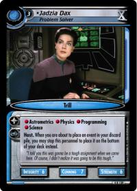 star trek 2e necessary evil jadzia dax problem solver foil