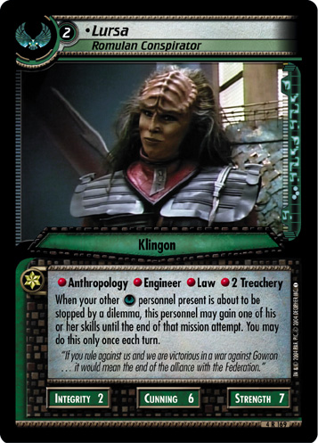 Lursa, Romulan Conspirator 