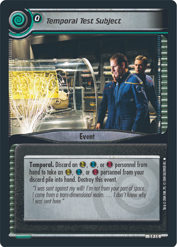 Temporal Test Subject