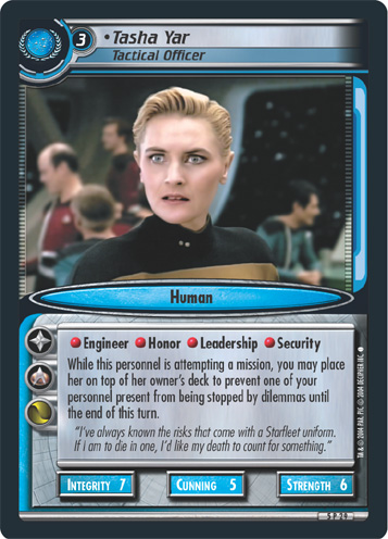 Tasha Yar, Tactical Officer 