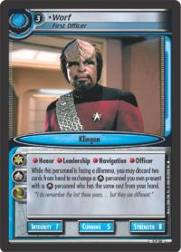 star trek 2e fractured time worf first officer