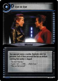 star trek 2e reflections 2 0 eye to eye foil