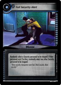 star trek 2e reflections 2 0 full security alert foil