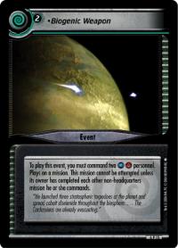 star trek 2e reflections 2 0 biogenic weapon foil