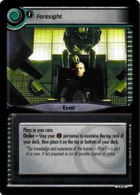 star trek 2e reflections 2 0 foresight foil