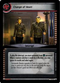 star trek 2e reflections 2 0 change of heart foil