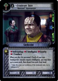 star trek 2e reflections 2 0 enabran tain retired spymaster foil