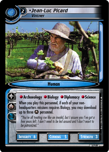 Jean-Luc Picard, Vintner (FOIL)