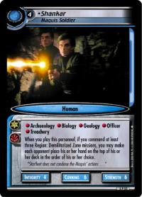 star trek 2e reflections 2 0 shankar maquis soldier foil