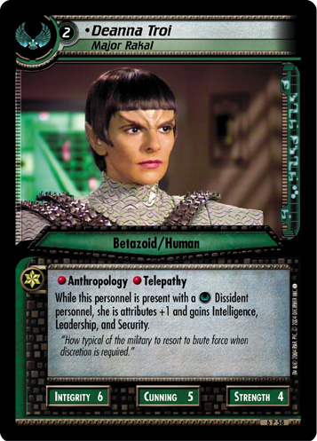 Deanna Troi, Major Rakal (FOIL)