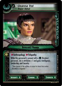 star trek 2e reflections 2 0 deanna troi major rakal foil