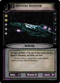 star trek 2e reflections 2 0 dominion battleship foil