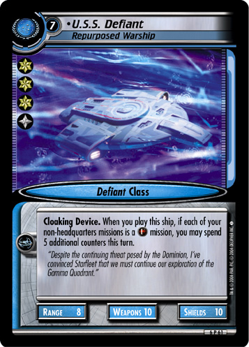 U.S.S. Defiant, Repurposed Warship (FOIL)