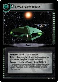 star trek 2e strange new worlds exceed engine output foil