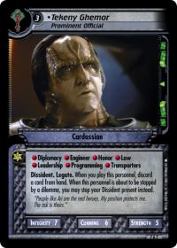 star trek 2e strange new worlds tekeny ghemor prominent official foil