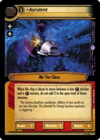 star trek 2e strange new worlds aurulent foil