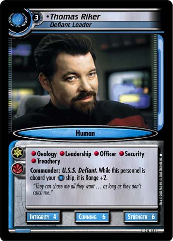 Thomas Riker, Defiant Leader (FOIL)