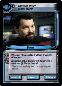 star trek 2e adversaries anthology thomas riker defiant leader foil