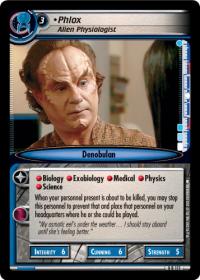 star trek 2e to boldly go phlox alien physiologist