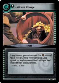 star trek 2e to boldly go latinum storage foil