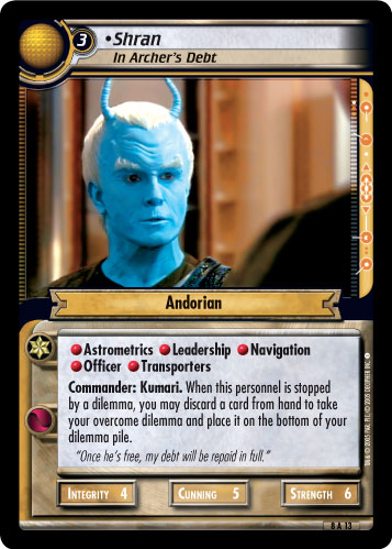 Shran, In Archer's Debt (Foil)