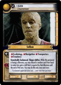 star trek 2e to boldly go silik chameleon foil