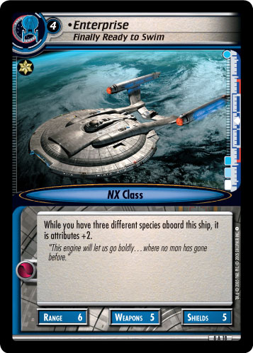 Enterprise, Finally Ready to Swim (Foil)