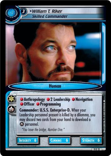 William T. Riker, Skilled Commander