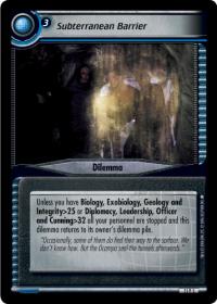 star trek 2e genesis collection subterranean barrier