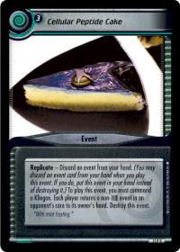 star trek 2e genesis collection cellular peptide cake