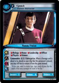 star trek 2e genesis collection spock trainee instructor