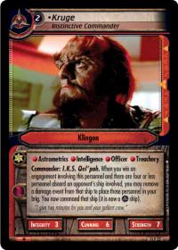 star trek 2e genesis collection kruge instinctive commander