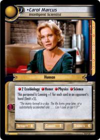 star trek 2e genesis collection carol marcus intelligent scientist