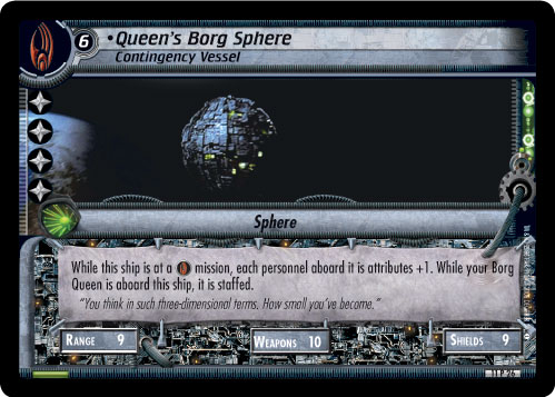 Queen's Borg Sphere, Contingency Vessel 