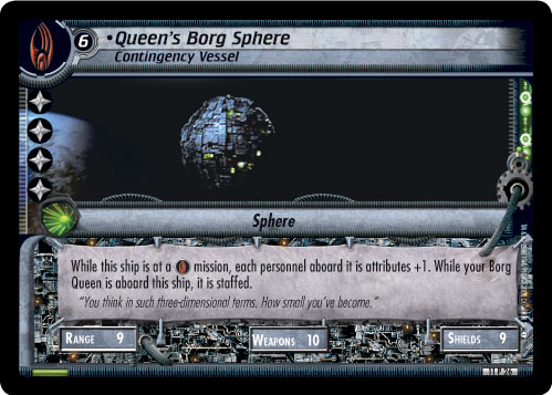 Queen's Borg Sphere, Contingency Vessel