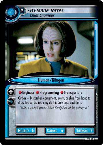 B'Elanna Torres, Chief Engineer