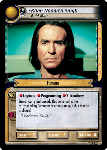 Khan Noonien Singh, Bold Man 