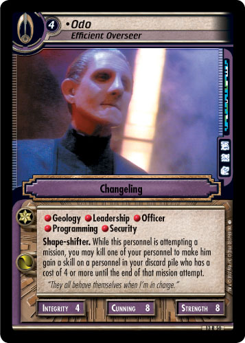 Odo, Efficient Overseer